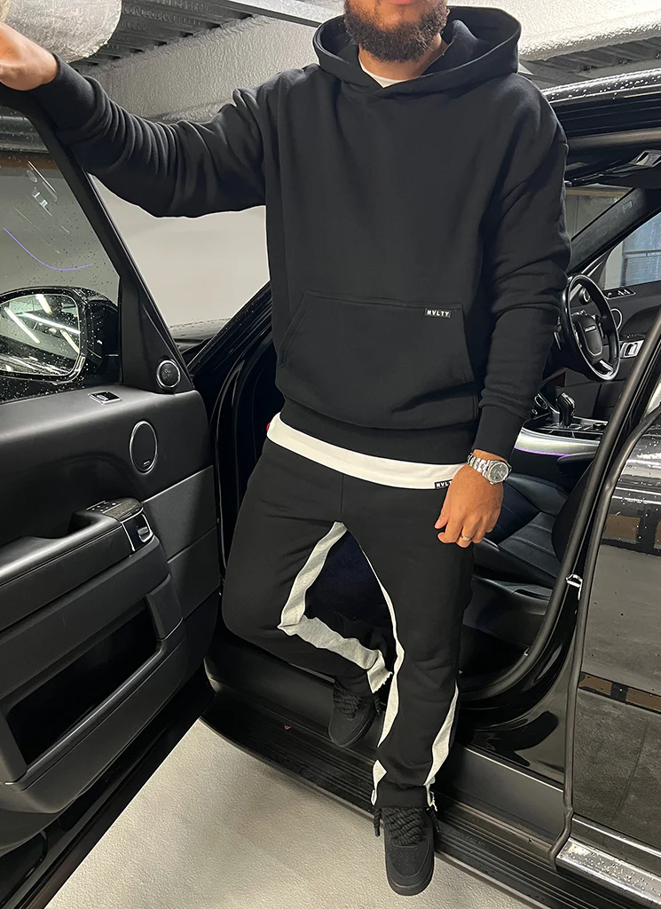 Heavyweight Essential Hoodie - Black - Image 8