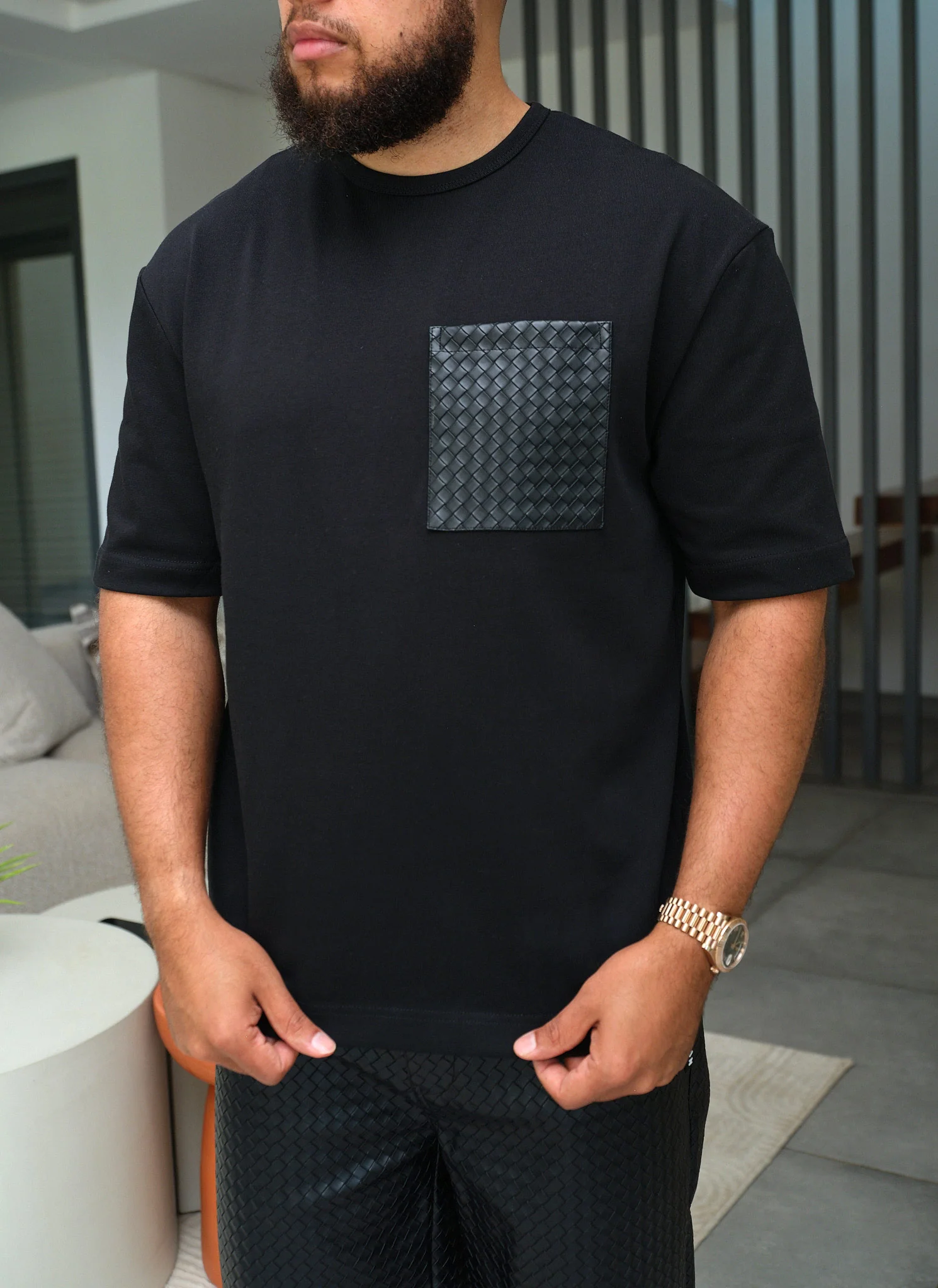 Interlock T-Shirt - Black - Image 4
