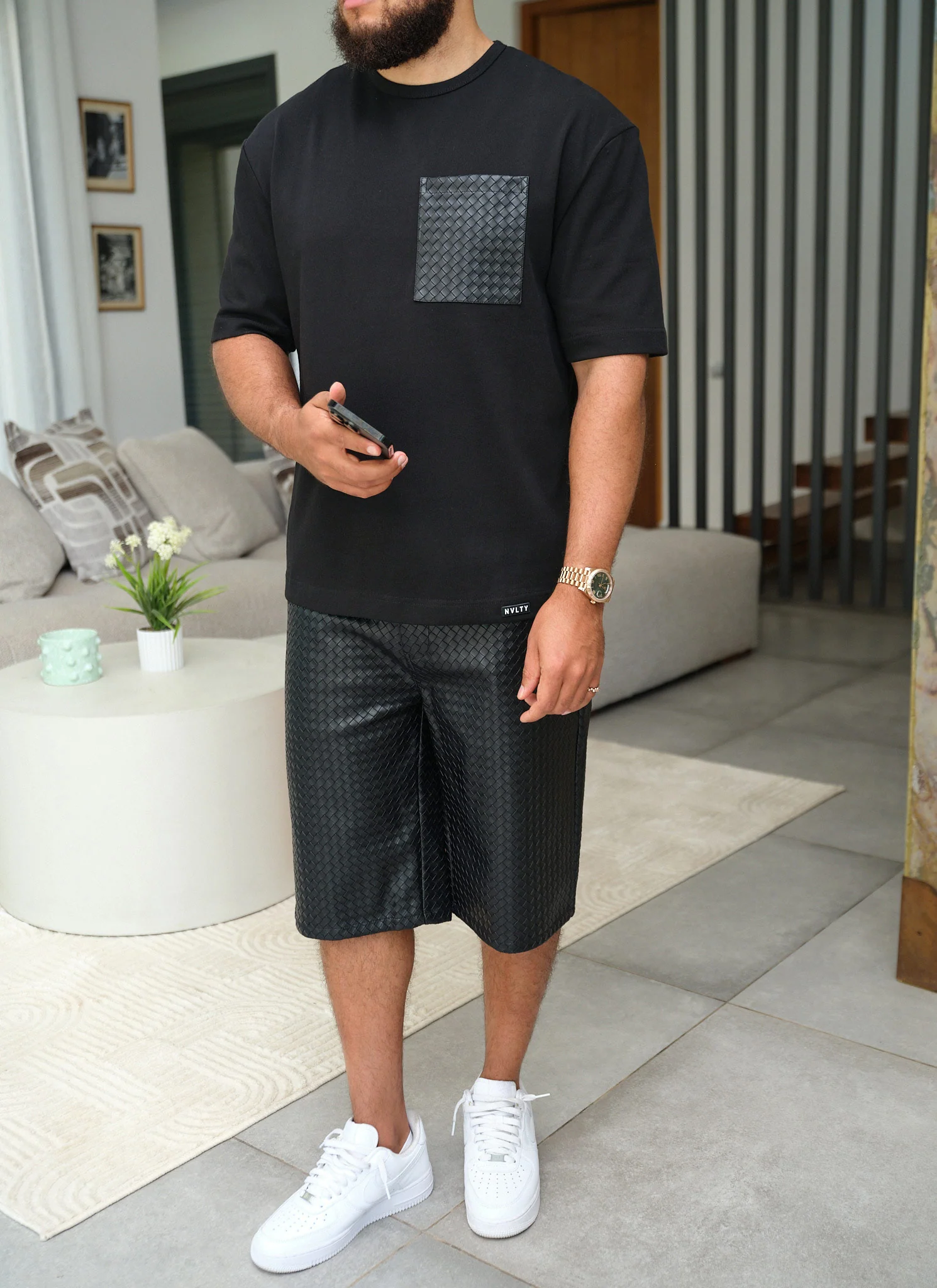 Interlock T-Shirt - Black - Image 5