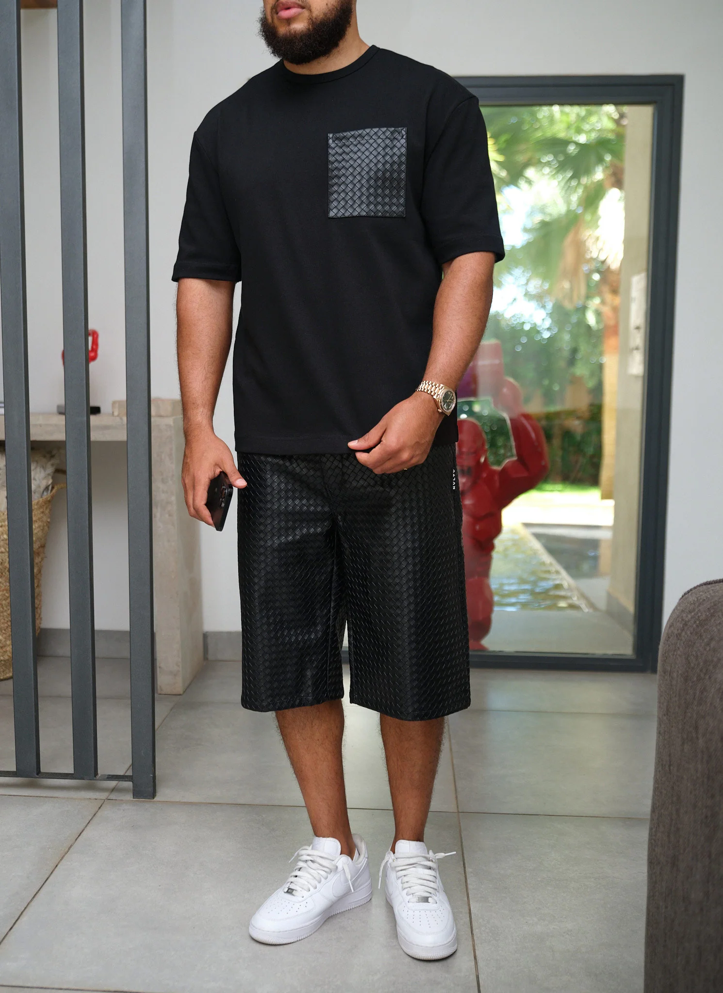 Interlock T-Shirt - Black - Image 8