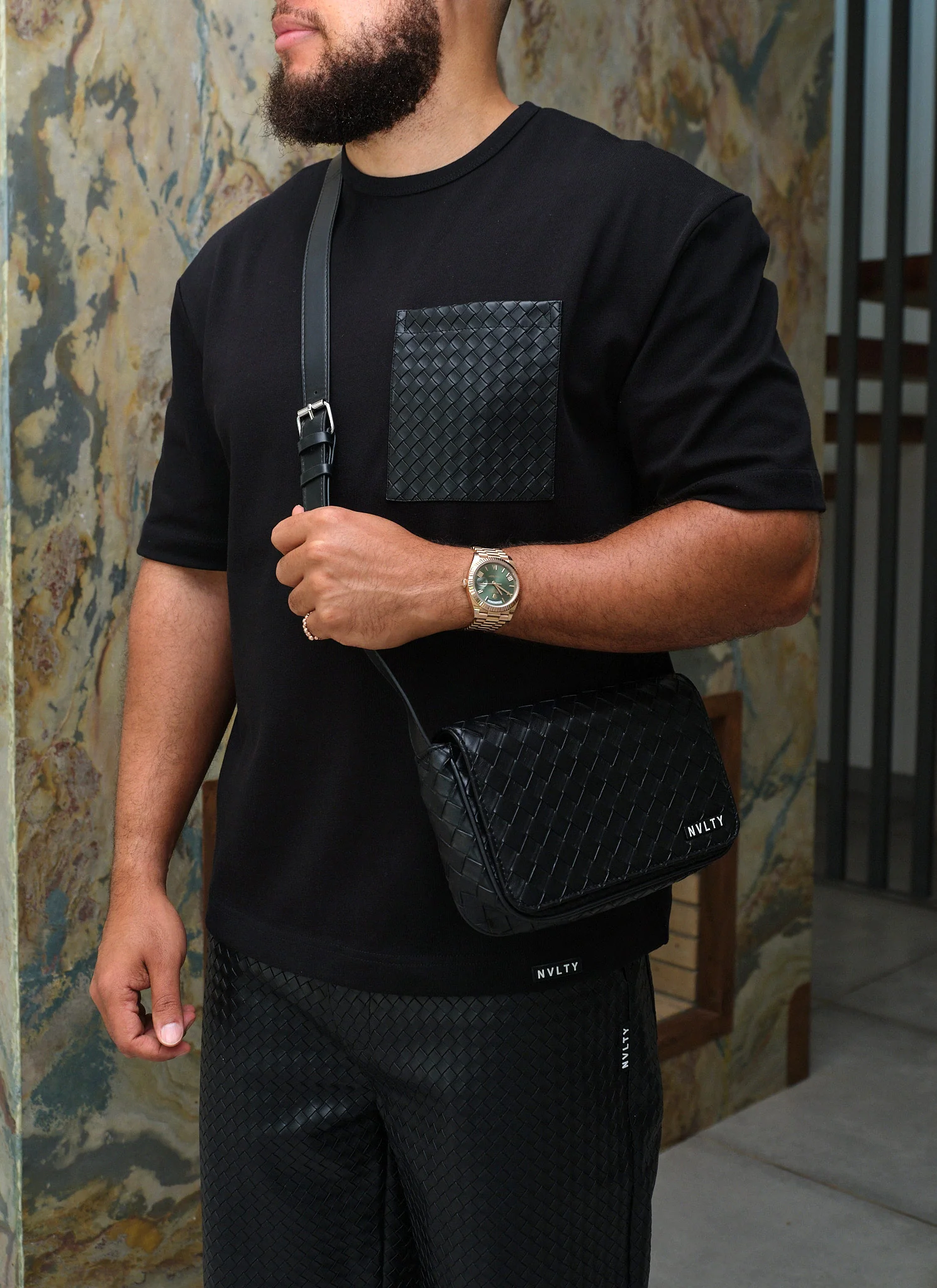 Interlock T-Shirt - Black - Image 9