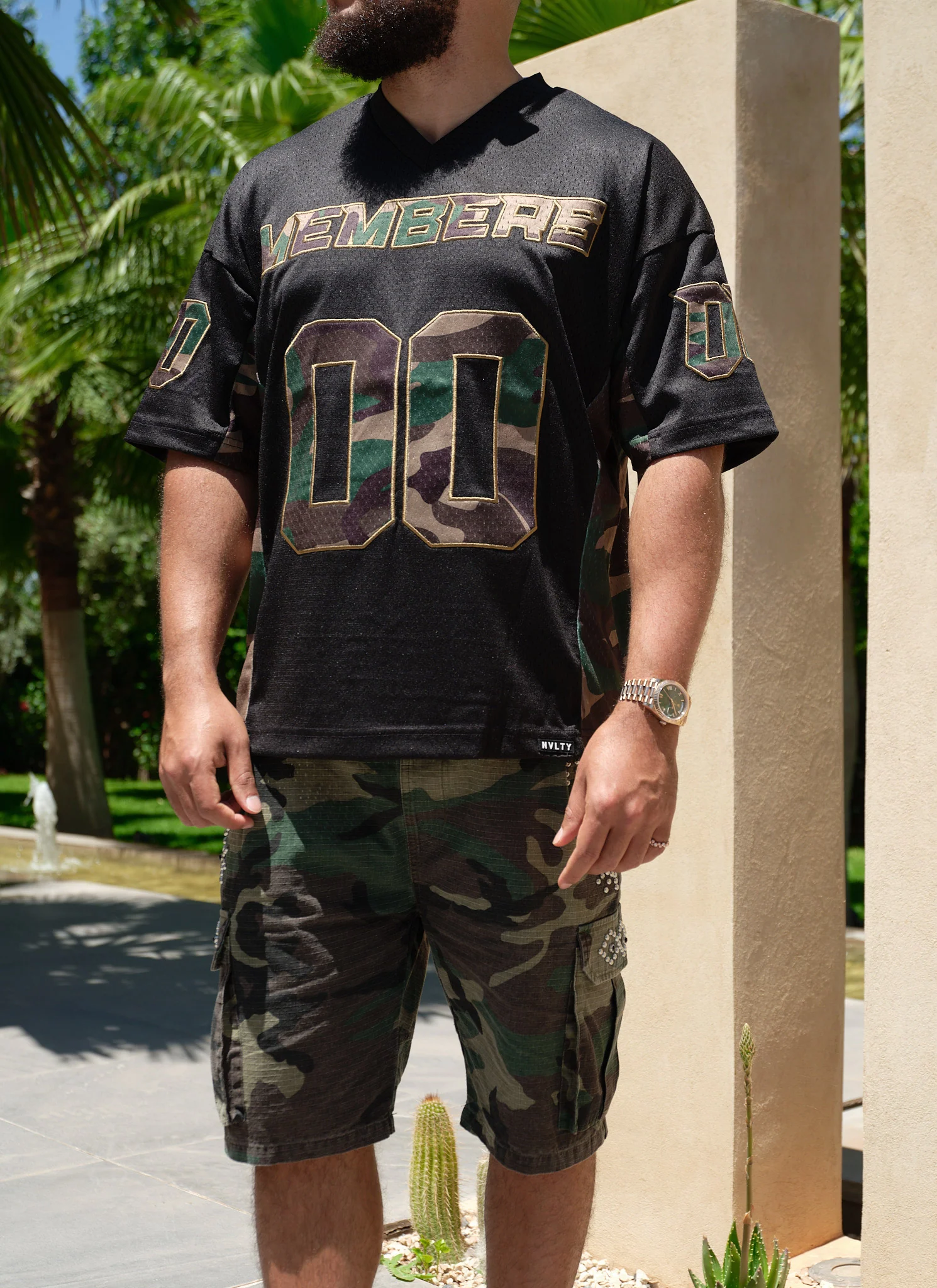 Members Camo Jersey - Black - Image 11