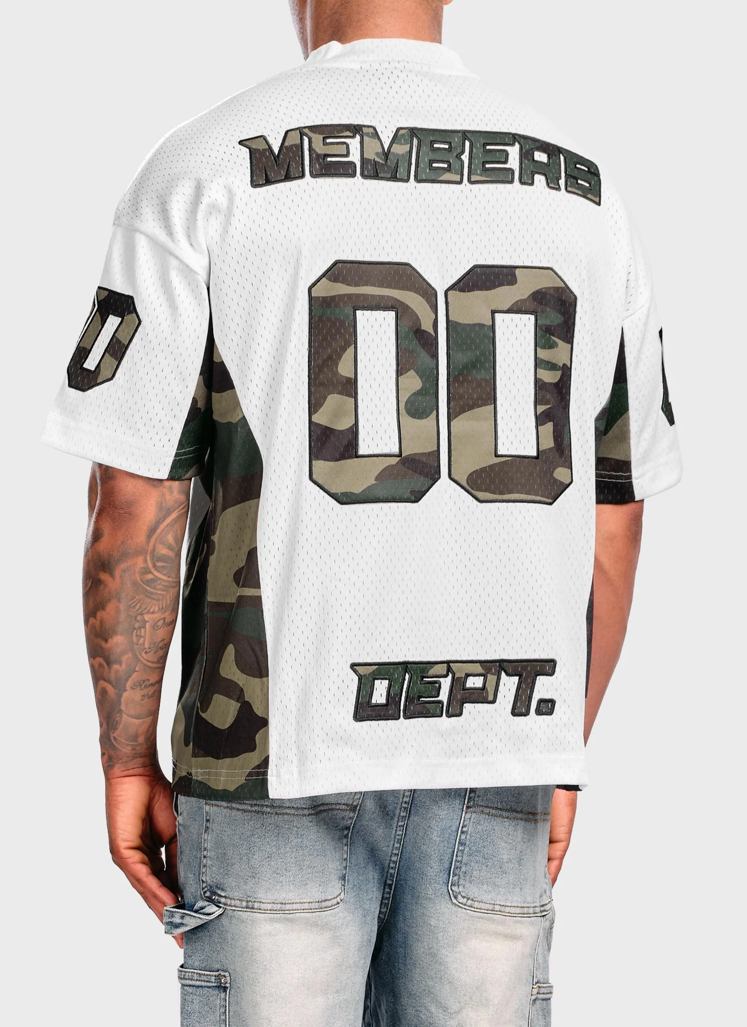 Members Camo Jersey - White - Image 3