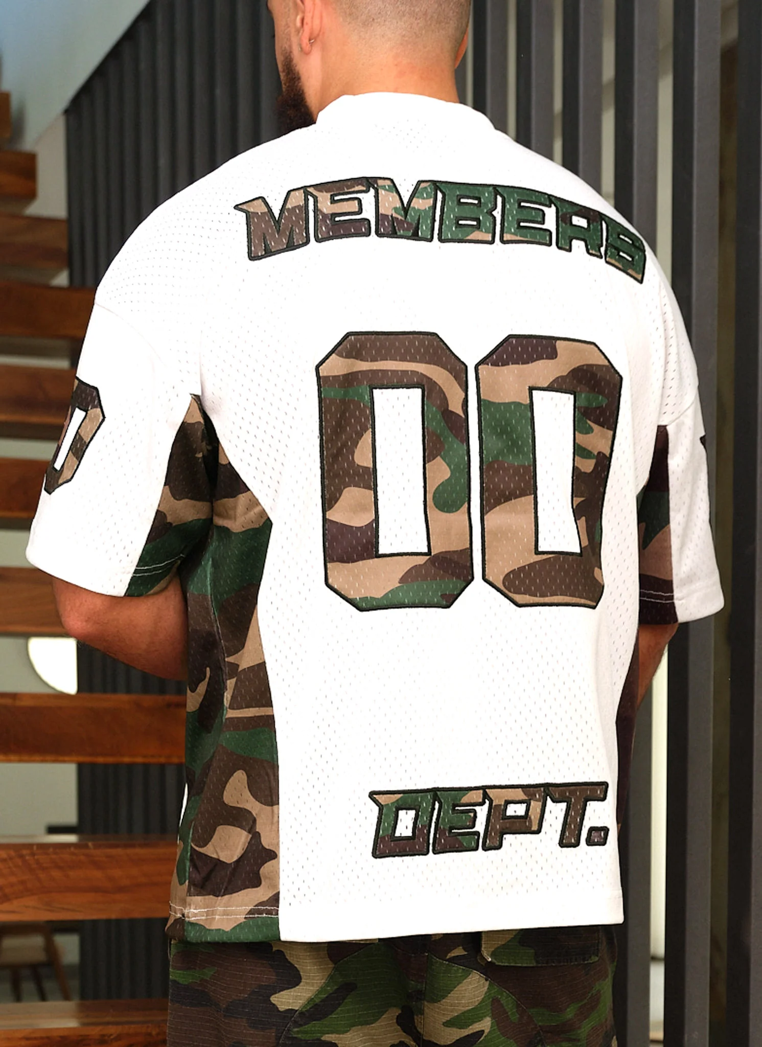 Members Camo Jersey - White - Image 7