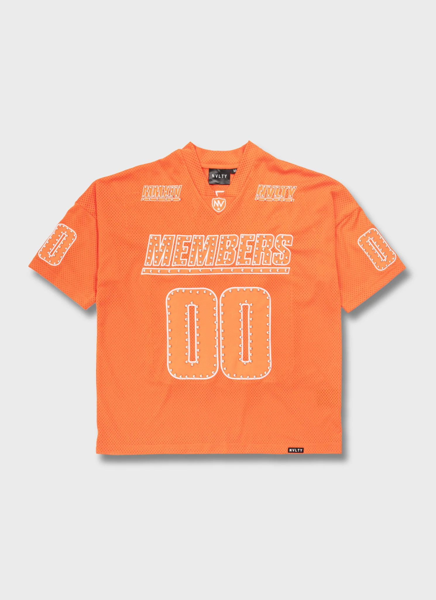 Members Studded Jersey - Orange - Image 5