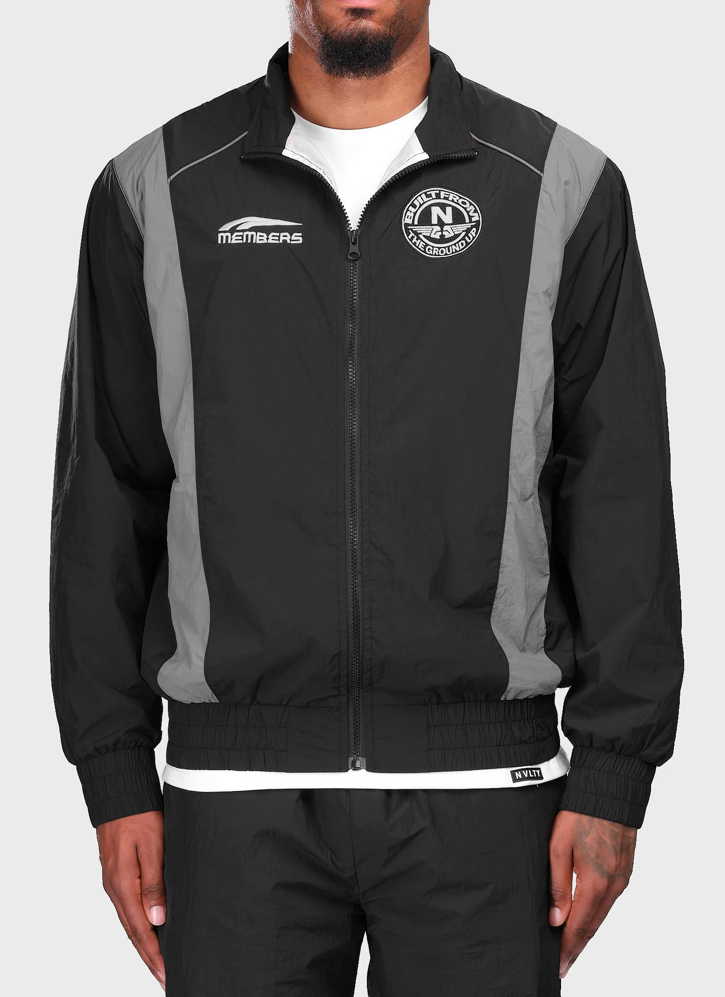 Members Track Jacket - Black