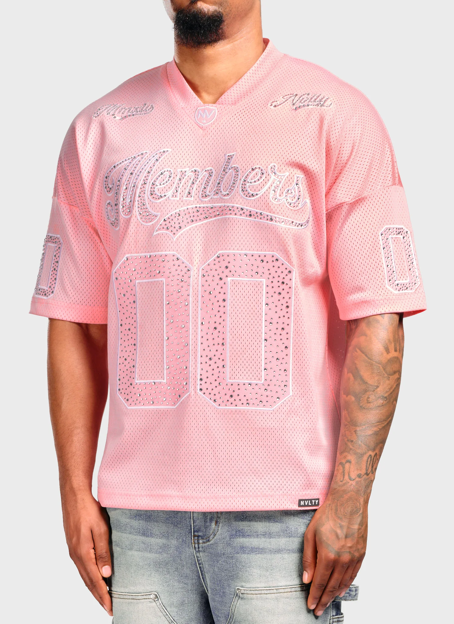 Members VVS Jersey - Baby Pink - Image 5