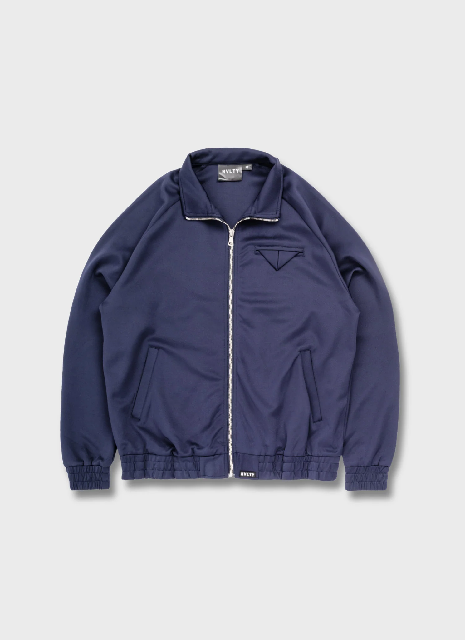 Pocket Square Track Jacket - Navy - Image 4