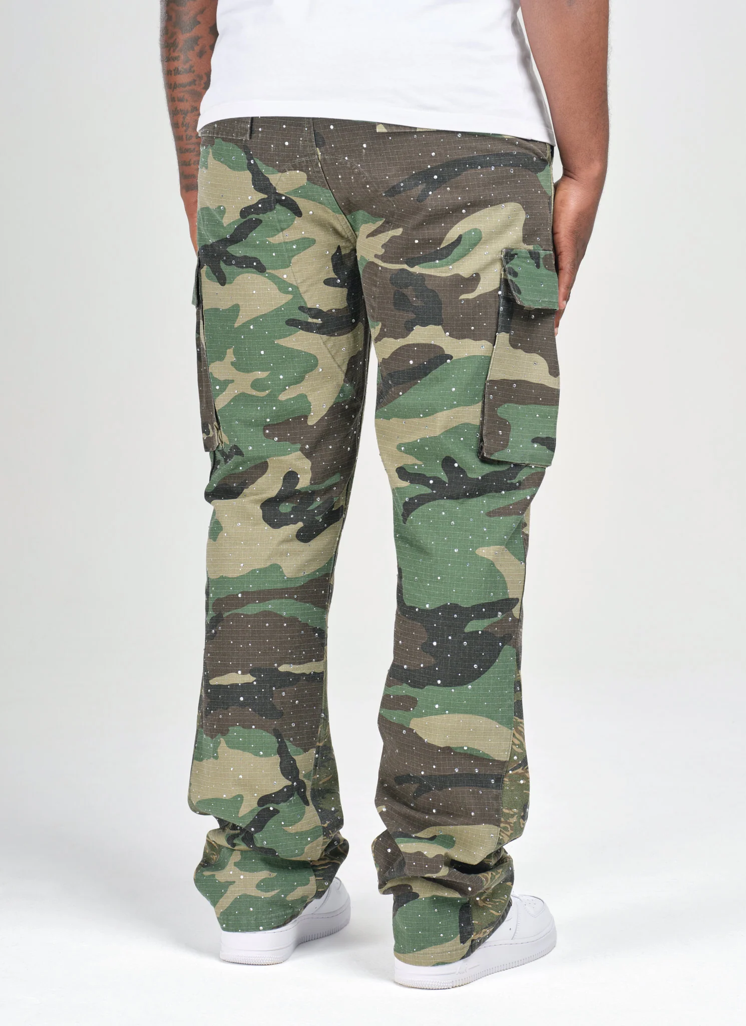 Vintage Flare VVS Cargos - Camo - Image 4