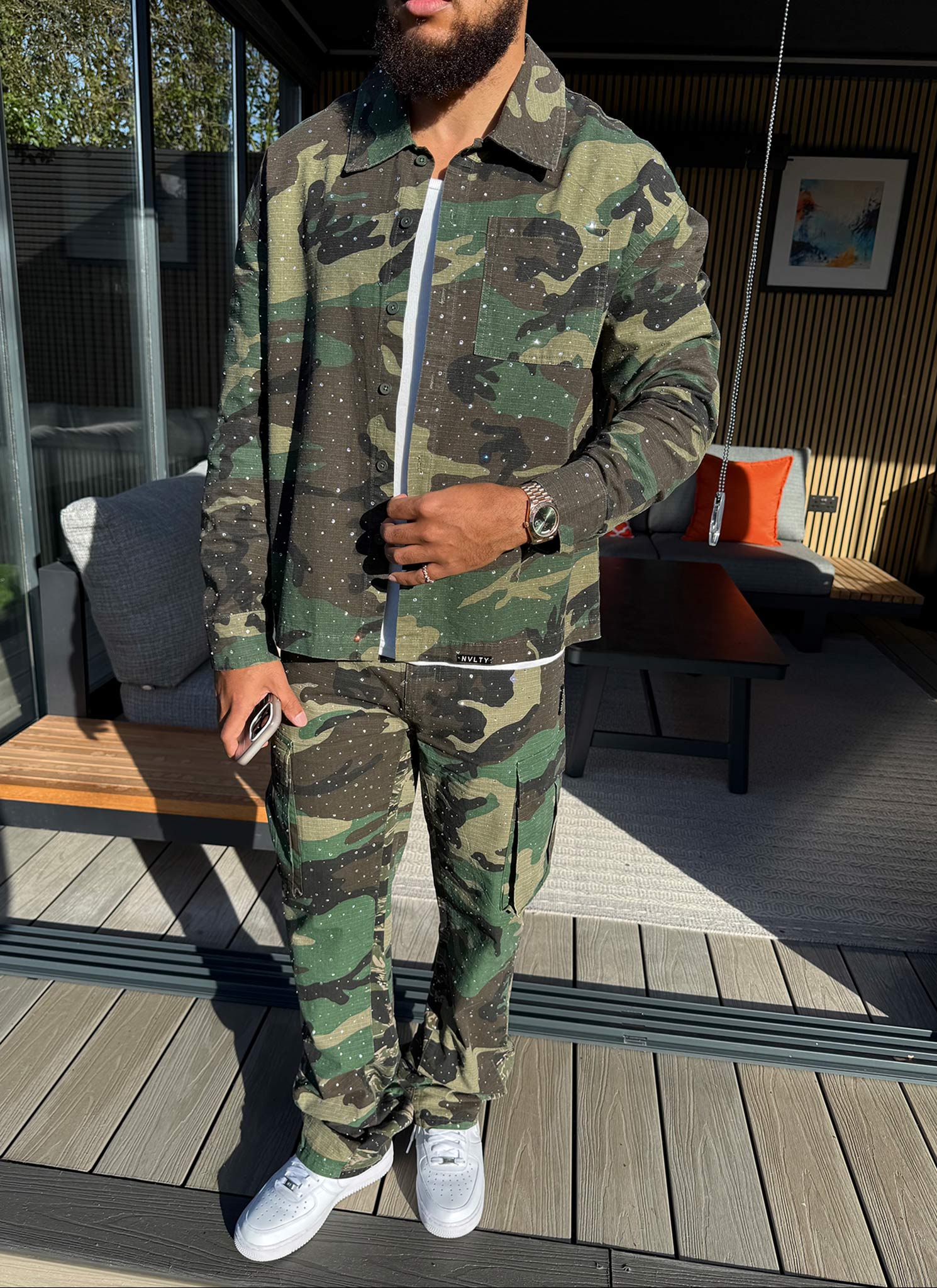 Vintage Flare VVS Cargos - Camo - Image 5