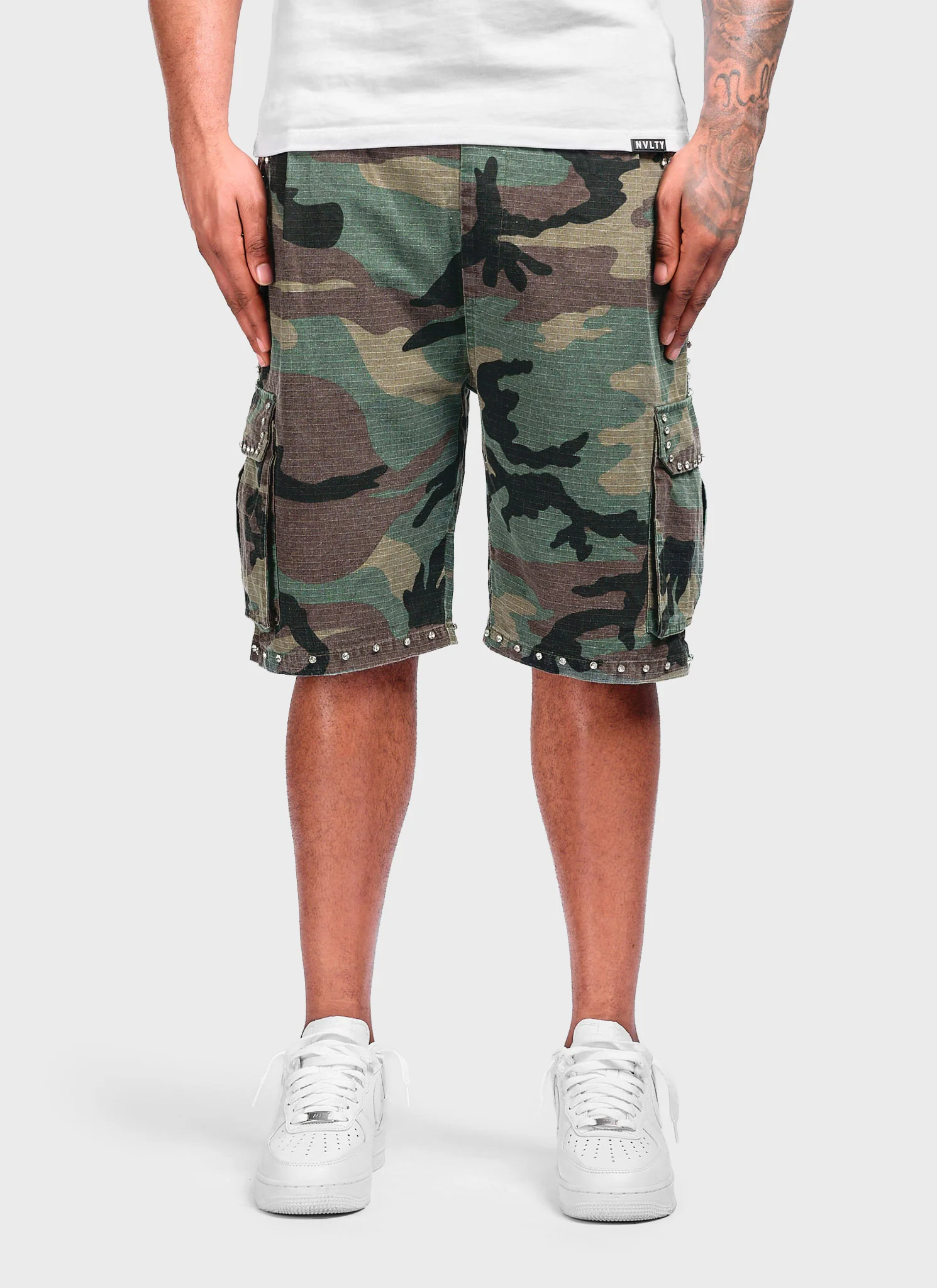 Vintage VVS Cargo Shorts - Camo - Image 4