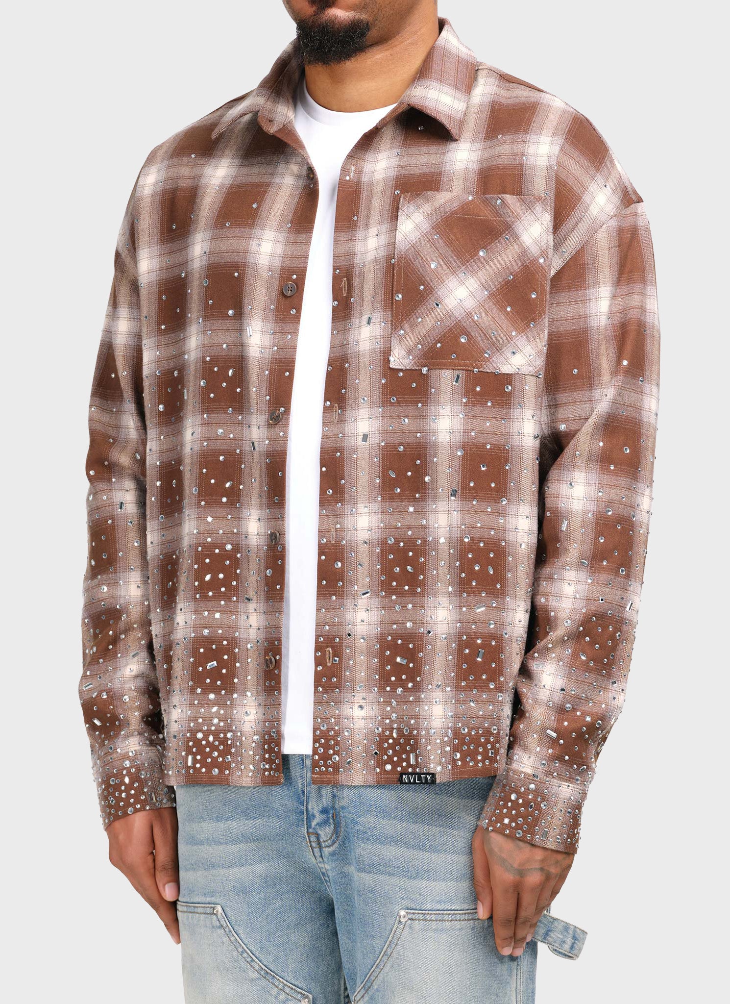 Vintage VVS Flannel - Brown - Image 2